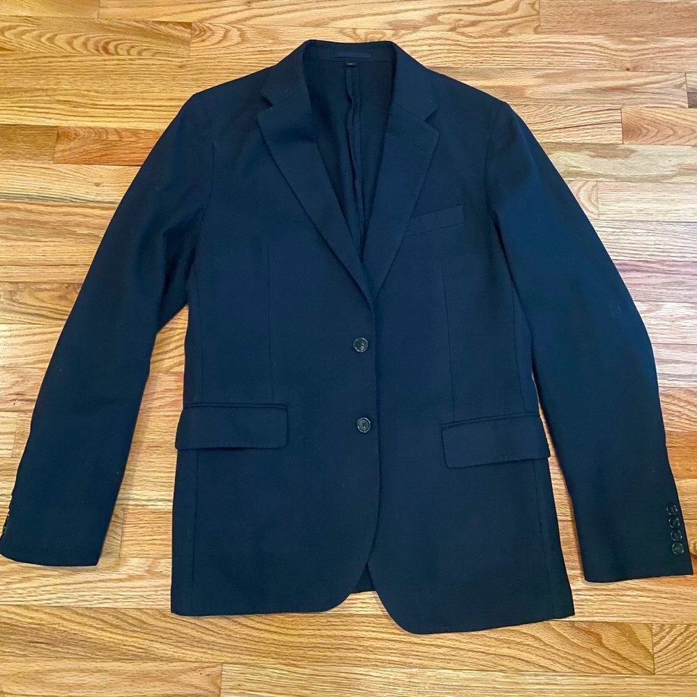 J Crew Ludlow Slim fit suit jacket in English cotton-wool blend 40R BH230